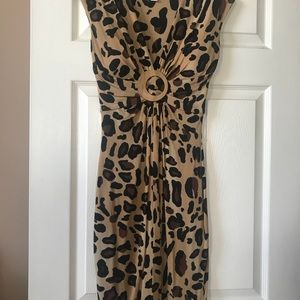 Animal print dress